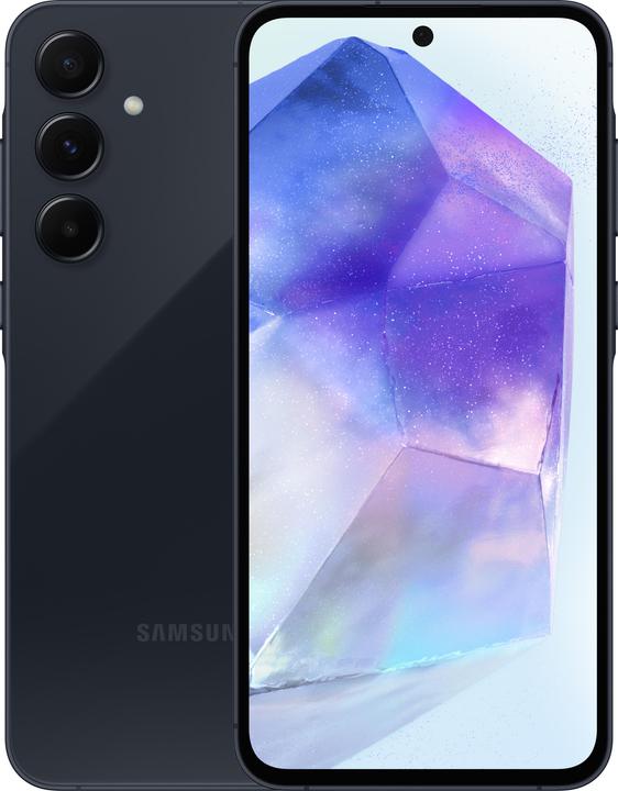 Produktbild Samsung Galaxy A55 Enterprise Edition (128 GB, Awesome Navy, 6.60", Hybrid Dual SIM + eSIM, 50 Mpx, 5G)