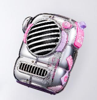 Actual product image Divoom Spark-Pop pink