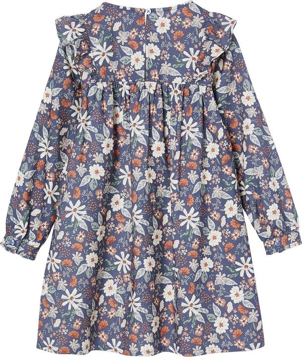 Actual product image Vertbaudet Girls' flounce dress with floral print (86)