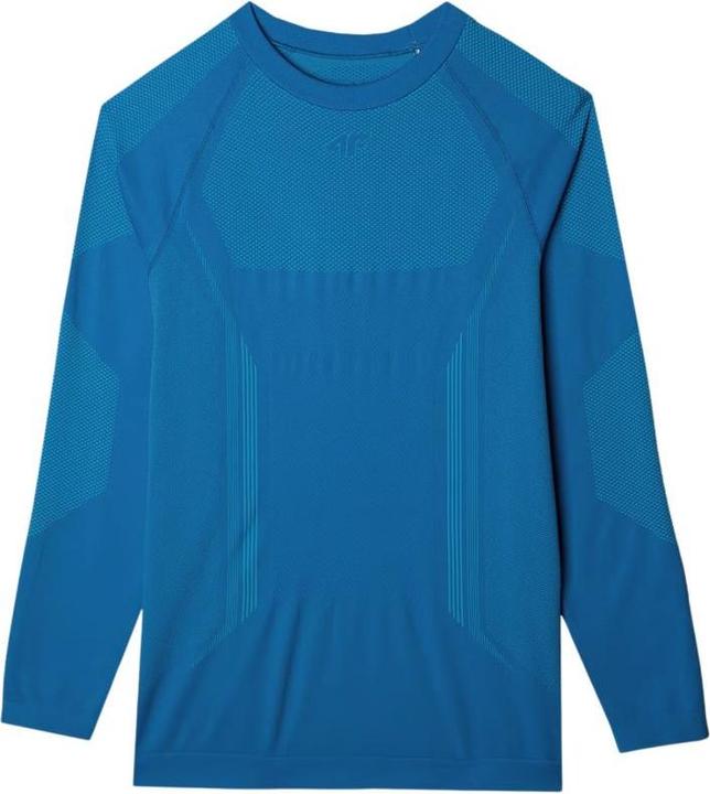 4F Koszulka termoaktywna męska M165 niebieska 4FWAW24USEAM165 33S L/XL (XL)