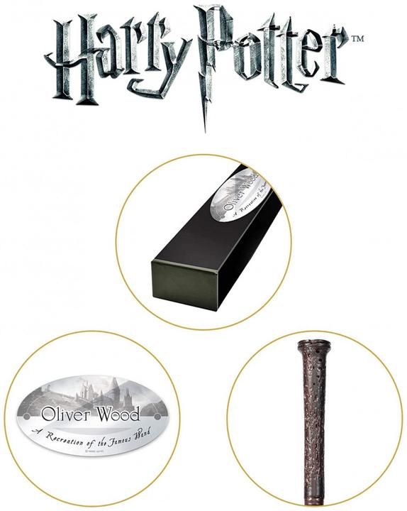 Produktbild Noble Collection Harry Potter Zauberstab Oliver Wood (Charakter-Edition)