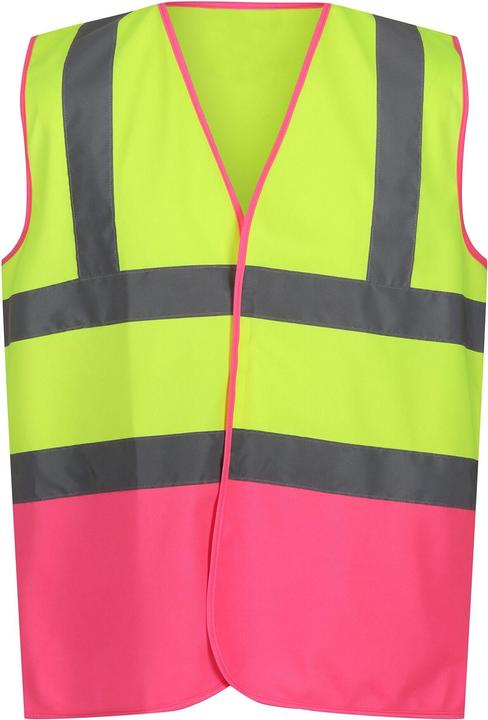 Fluro Gelb, Pink