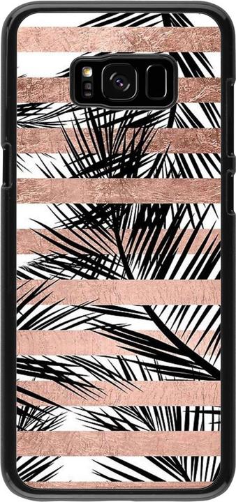Actual product image PhoneLook Cover Palm trees gold stripes (Samsung Galaxy S8+)