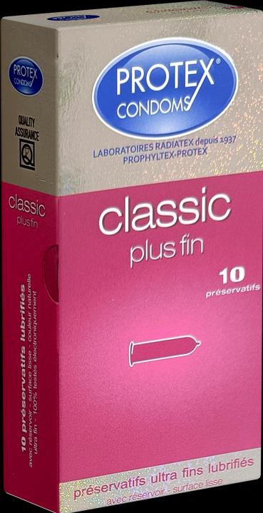 Produktbild Protex Classic Plus Fin» 10 superdünne Kondome aus Frankreich (10 Stk.)