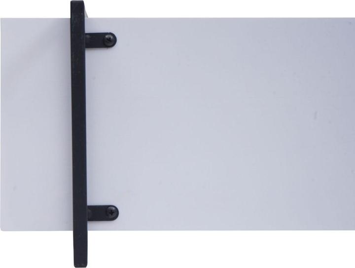 Image du produit Mendler Etagère murale HWC-K78, 3 étagères en métal massif-bois industriel 60x60x18cm - blanc, métal noir (60 x 60 x 18 cm)