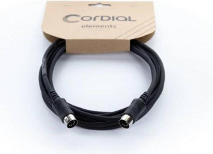 Produktbild Cordial MIDI Verbindungskabel (1x MIDI-Male - 1x MIDI-Male) 6 m Schwarz (6 m, MIDI)