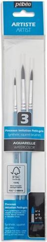 Actual product image Pebeo 3 Round aqua brush