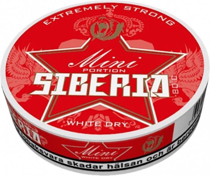 Actual product image Siberia -80 Degrees Mini Strong White Dry Portion (White Portion, 43 mg)