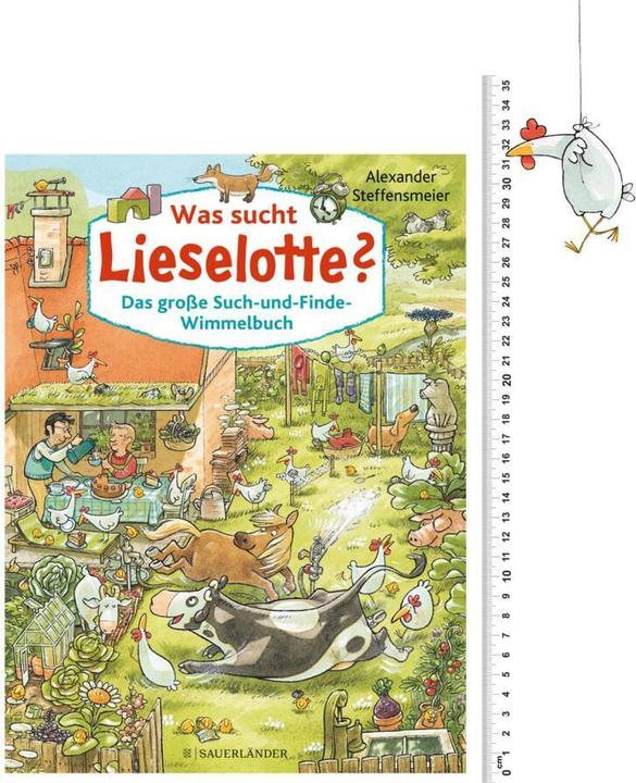 Image du produit Was sucht Lieselotte? Das grosse Such-und-Finde-Wimmelbuch (Allemand, Alexander Steffensmeier, 2020)