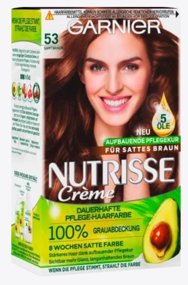 Garnier Nutrisse, 53 Samtbraun, Haarfärbemittel