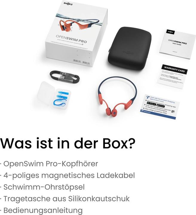 Actual product image Shokz OpenSwim Pro (NC, 9 h, Wireless)