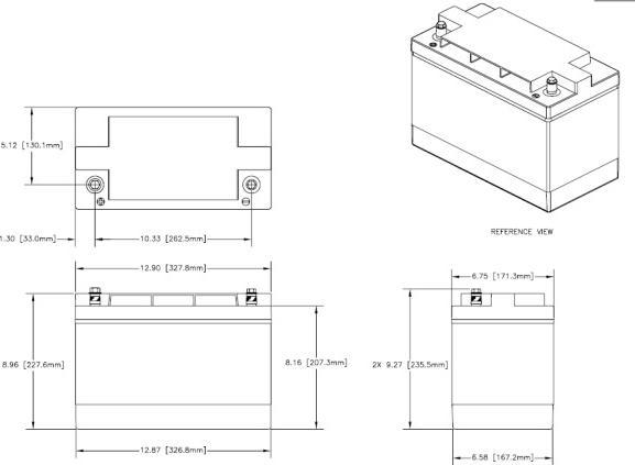Immagine prodotto Lifeline GPL-31XT (12 V, 125 Ah)