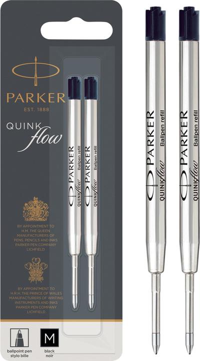 Produktbild Parker Pen Quink Flow (Ersatzmine, Schwarz, 0.80 mm)