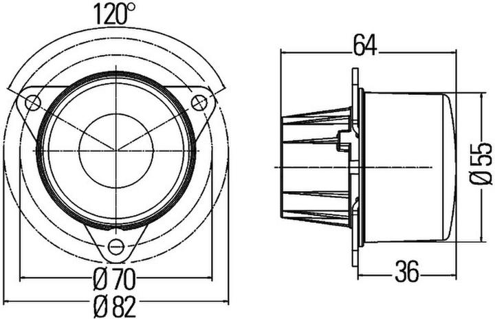 Image du produit Hella Feu stop LED pour ATLAS