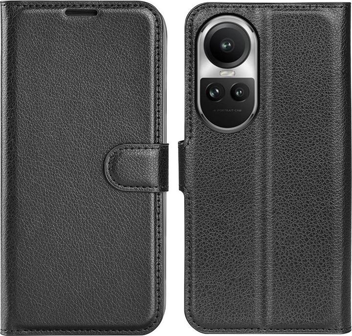 Cover-Discount Oppo Reno10 / 10 Pro - Leather Case Cover black (OPPO Reno 10, Oppo Reno 10 Pro)