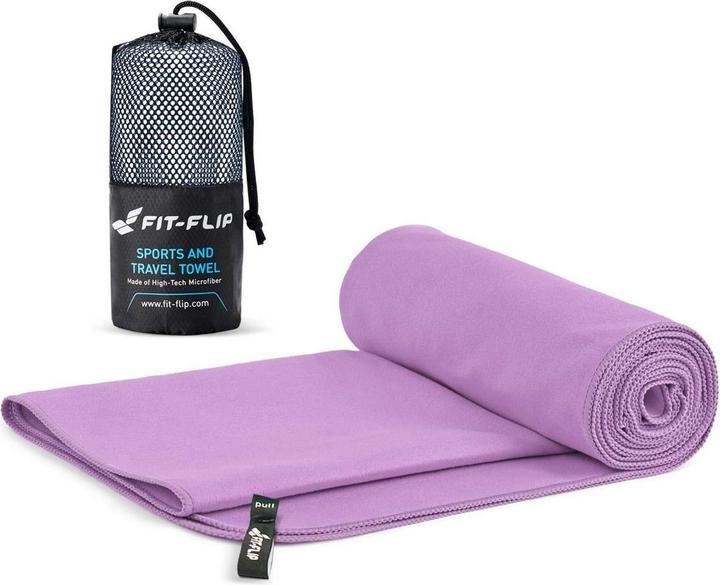 Image du produit Fit-Flip Mikrofaser Handtuch schnelltrocknend mit Tasche 80x160cm (80 x 160 cm)