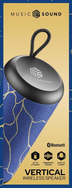 Actual product image Music Sound Vertical Speaker Bluetooth 5W Veins (4 h)