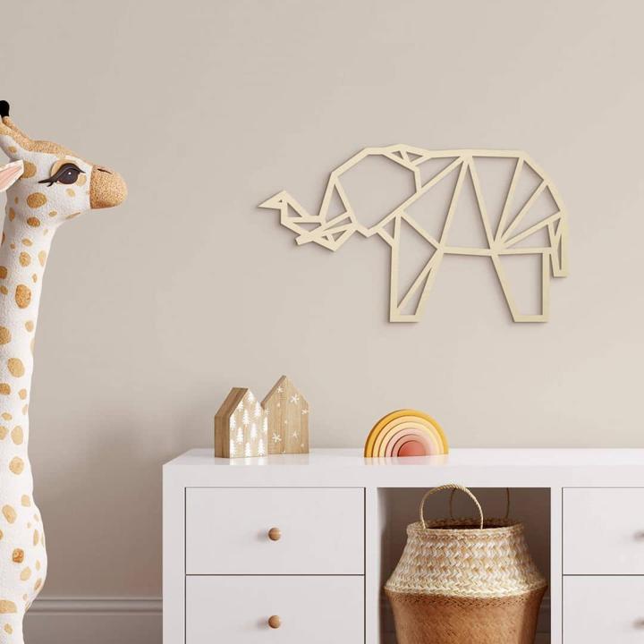 Produktbild Trenddeko Origami Elefant (60 x 34 cm)