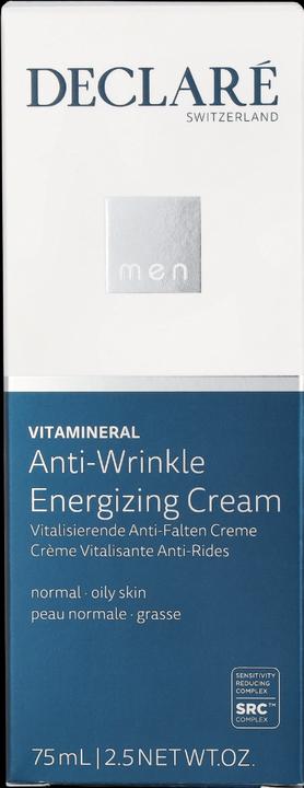 Image du produit Declaré Crème énergisante anti-rides vitaminée pour hommes (75 ml, Crème de jour)