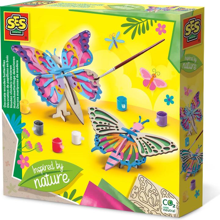 Actual product image Ses 14035 Decorate Wooden Butterflies