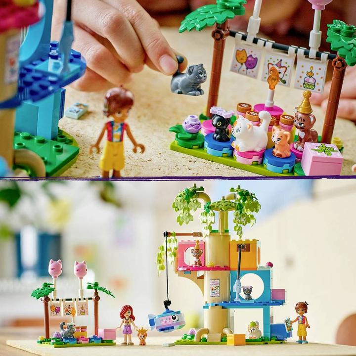 Produktbild LEGO FRIENDS Katzengeburtstagsparty & Baumhaus (42666, LEGO Friends)