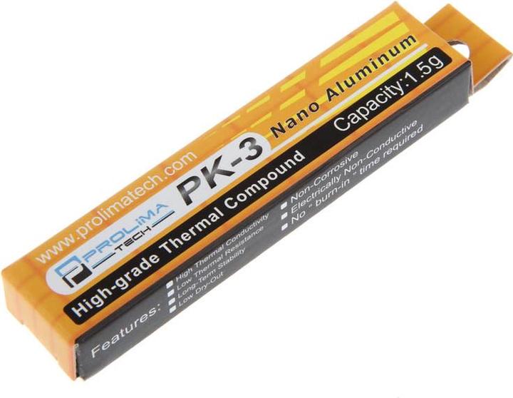 Image du produit Prolimatech Pâte thermique PK-3 Nano Aluminium (11.20 W/m K, 1.50 g)