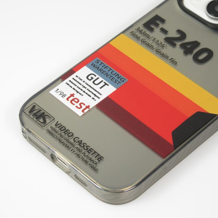 Actual product image PhoneLook Cover silicone rubber vintage video cassette E-240 (Apple iPhone 15)