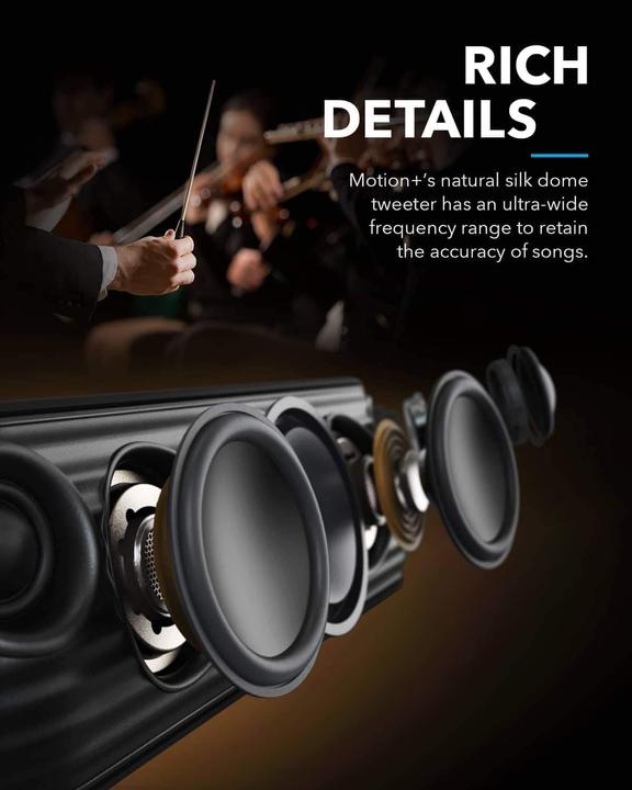 Image du produit soundcore Motion+ (12 h, Fonctionnement sur batterie)