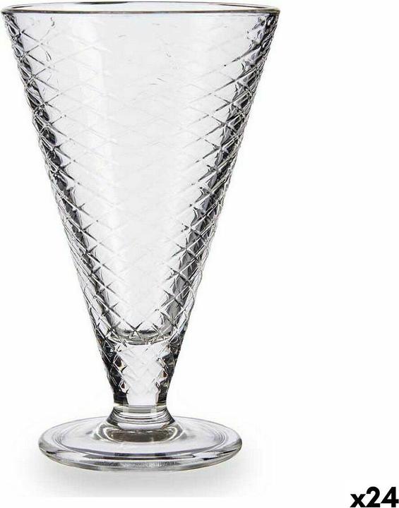 Actual product image Vivalto Ice cream and milkshake tubs, glass 340 ml (24 pieces) (0.34 l, 24 x)