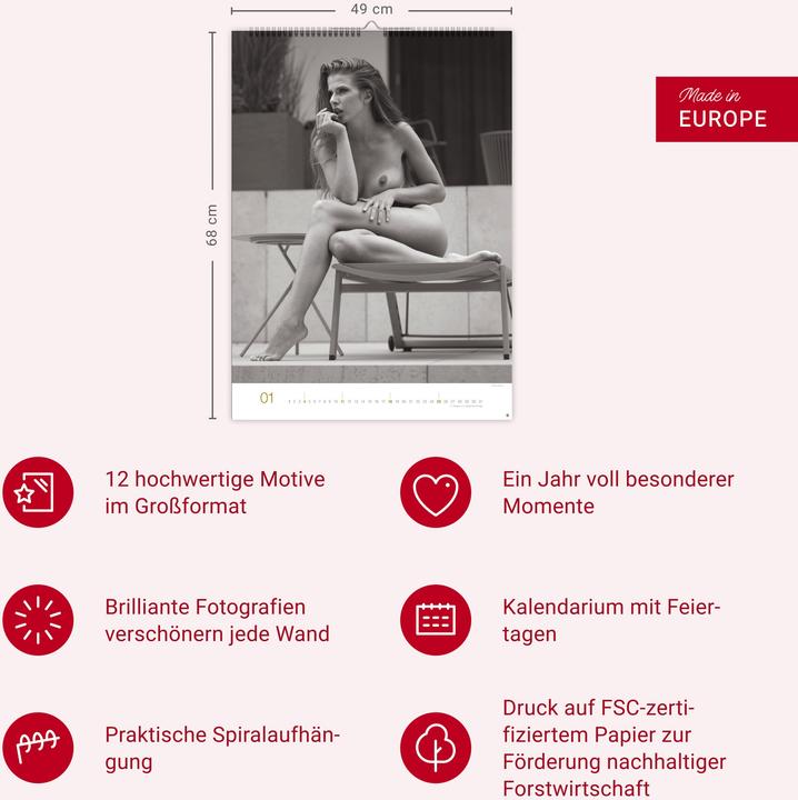 Produktbild Frauen Edition Kalender 2026 (49 x 68 cm, Harter Einband, Deutsch)