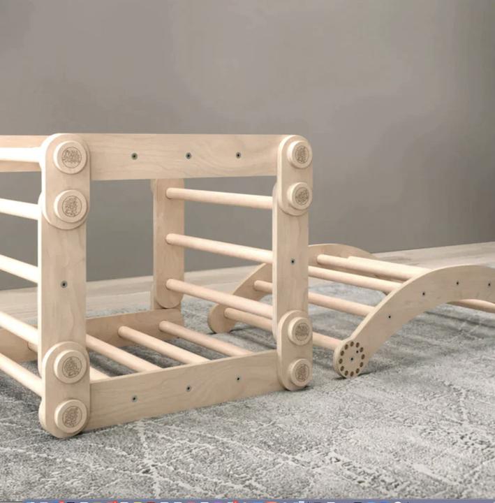 Produktbild Montessori Maxi-Klettergeruest + Rutsche - Natura ® Sport&Gym