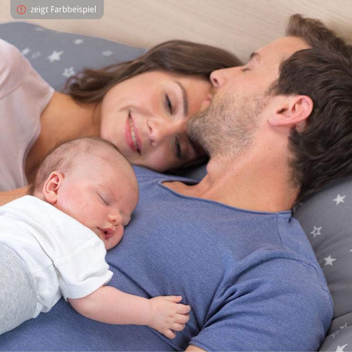 Actual product image Theraline Nursing pillow "The Original" with polyester hollow fibre filling incl. cover 190 cm (190 cm)