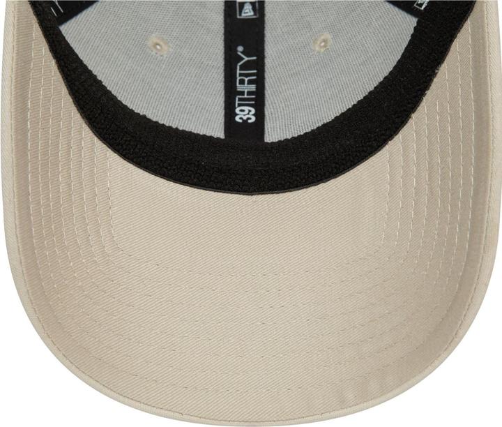 Actual product image New Era 39Thirty Stretch Cap - BRAND SCRIPT stone beige - L/ (L)