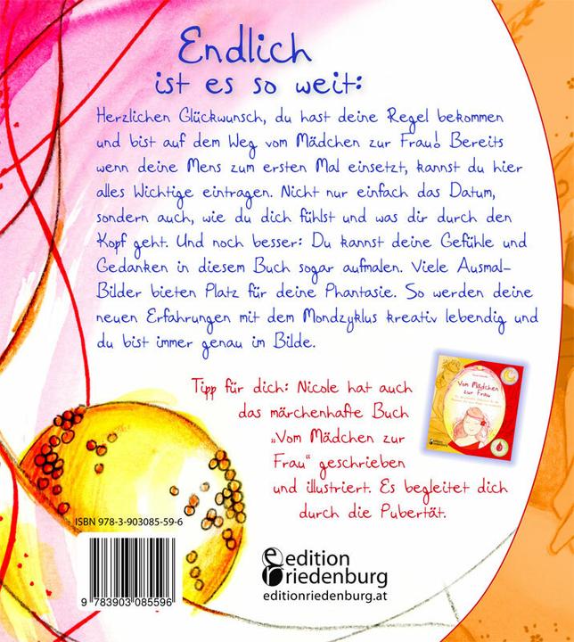 Immagine prodotto In der Regel wunderbar - Ein zauberhafter Menstruationskalender für alle Mädchen, die ihren Kör (Tedesco, Nicole Schäufler, 2017)