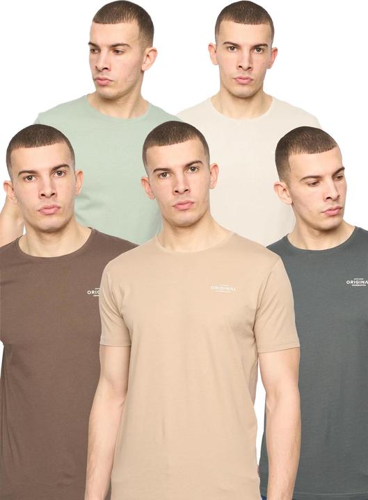Produktbild Crosshatch Basicnatural TShirt (5erPack) (M)