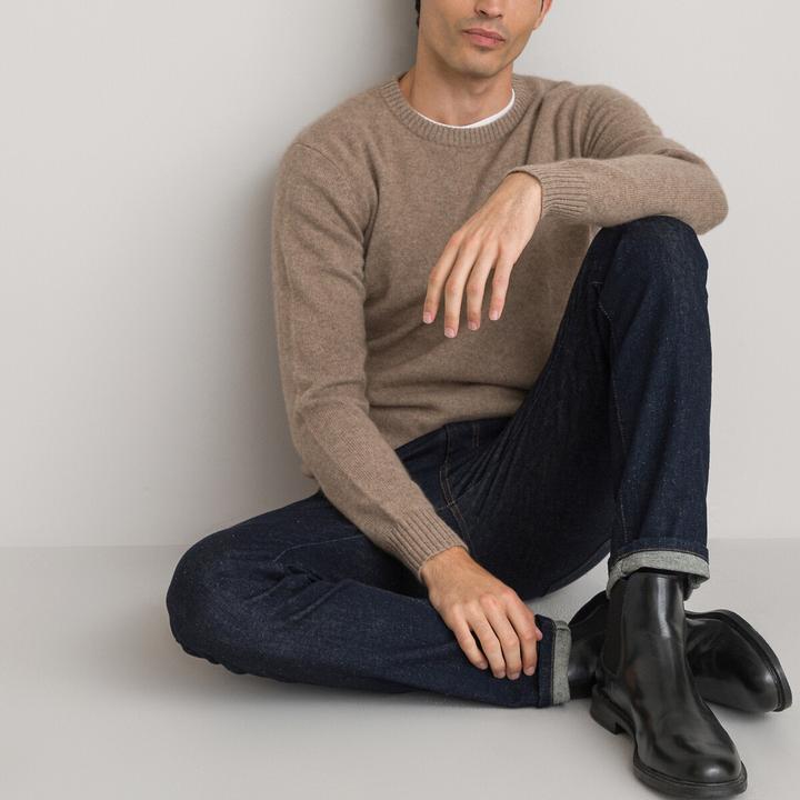 Actual product image La Redoute Collections Cashmere jumper with round neckline (M)