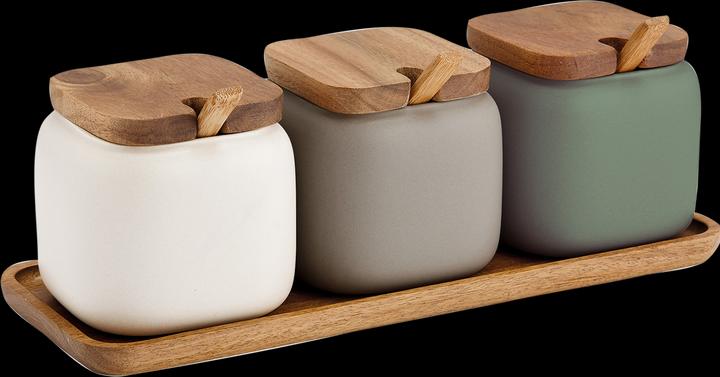 Actual product image Ladelle Storage box set Essentials 10-piece 28x10.5x9.5 cm