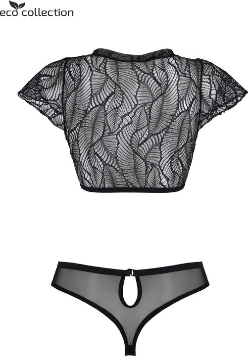 Produktbild ECO Collection Leafa Bralette Set black (L)