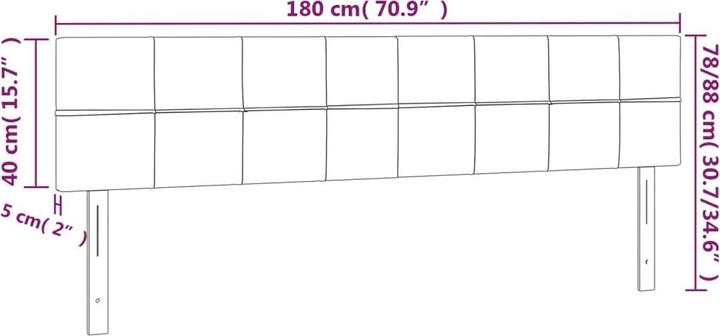 Immagine prodotto VidaXL Gianna (180 x 5 x 88 cm)