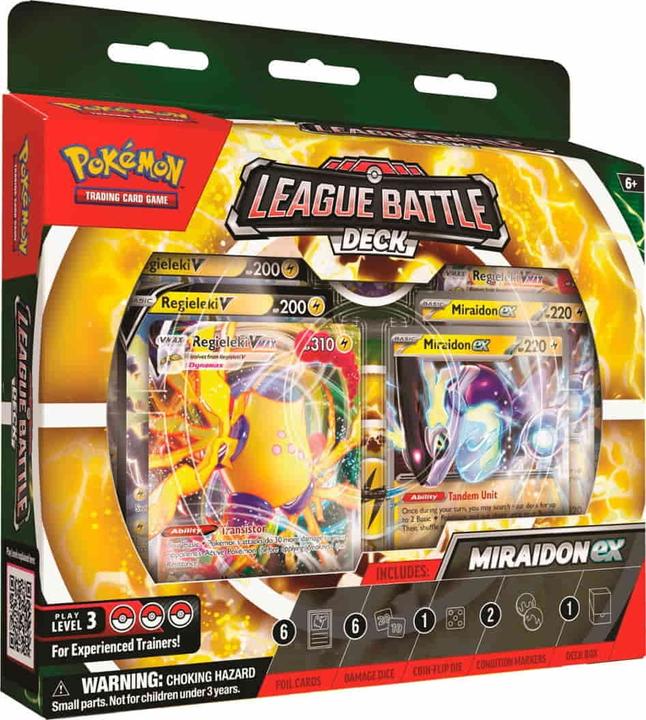 Image du produit Pokémon JCC : Deck Combat de Ligue Miraidon-ex (Français, Pont)