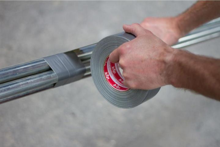 Actual product image Kip 48mm x 50m stone tape extra silver 326-48 (48 mm)