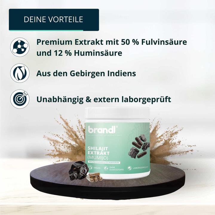 Actual product image Brandl Shilajit capsules (1 Piece, Capsules, 80 g)