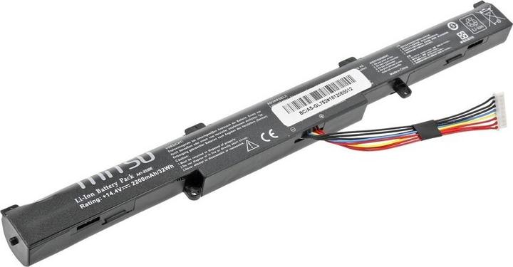 Actual product image Mitsu BATTERY BC/AS-GL752 (ASUS 2200 MAH 32 WH) (4 Cells, 2200 mAh)