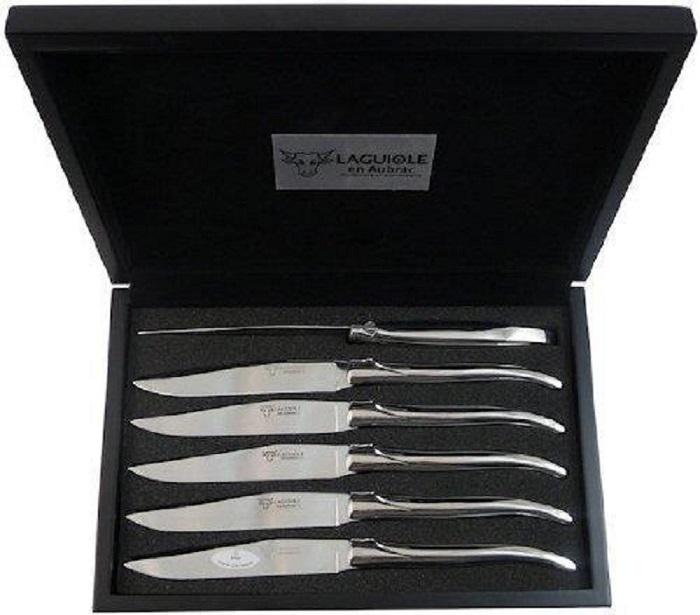 Laguiole en Aubrac Couteau à steak (6 pièce(s), Couteau)