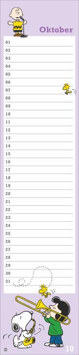Image du produit Calendrier d'anniversaire Peanuts (11 x 49 cm, Couverture rigide, Allemand)