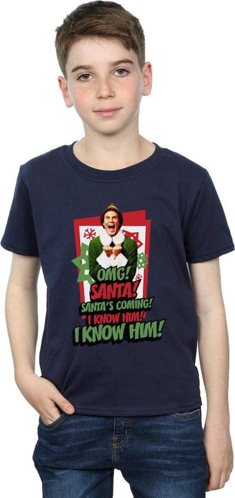 Actual product image Elf Boys OMG Santa T-Shirt (140, 146)