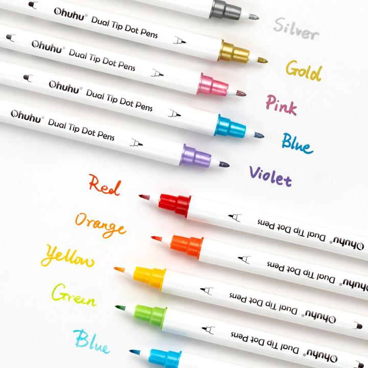 Immagine prodotto Ohuhu Kumimi (Multicolore, 10 mm, 24 x)