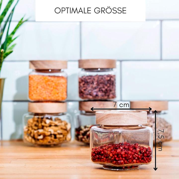 Actual product image Econovo Spice jar set (0.22 l)