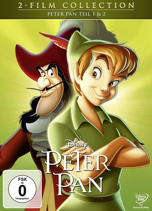 Disney Interactive Studios Peter Pan 1+2 (DVD, 2018, Deutsch)