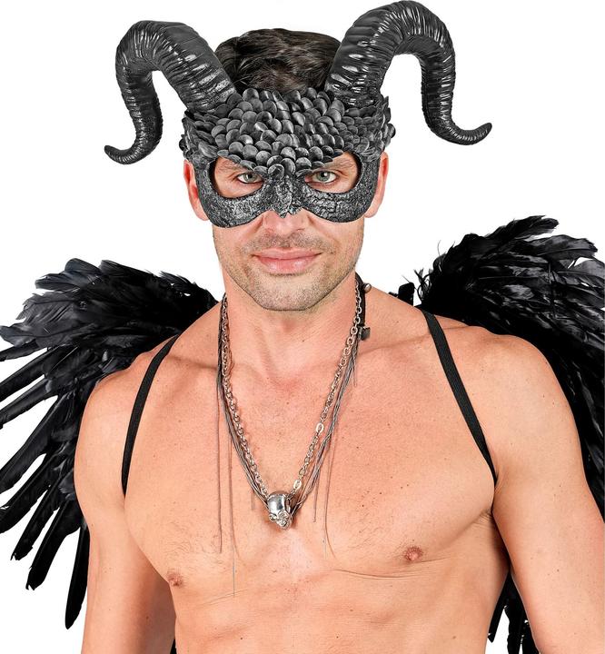 Image du produit Widmann Commedia Dell'Arte Masque de démon noir